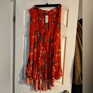 NWT maxi floral skirt